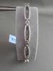 ANTIQUE 1.09CTW WIDE FILIGREE 14KT DIAMOND OVAL BRACELET BEAUTIFUL!!!!!!!!!!!