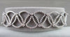 ANTIQUE 4.01CTW WIDE FILIGREE 14KT DIAMOND TRIANGLE BRACELET AMAZING!!!!
