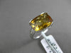 ANTIQUE 4.79CTW DIAMOND & EXTRA FACET CITRINE 14KT WHITE GOLD 3D BUTTERFLY RING