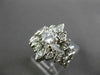 ANTIQUE LARGE 1.15CT ROUND DIAMOND 14K WHITE GOLD COCKTAIL ENGAGEMENT RING 21328