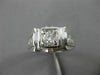 ANTIQUE .51CT OLD MINE ROUND DIAMOND 14KT WHITE GOLD GYPSY MENS RING 10mm #19338