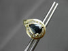 ESTATE 1.95CT DIAMOND & SAPPHIRE 14KT YELLOW GOLD CLUSTER STUD EARRINGS #23346