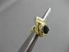 ESTATE 1.95CT DIAMOND & SAPPHIRE 14KT YELLOW GOLD CLUSTER STUD EARRINGS #23346