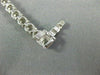 ANTIQUE BULOVA 1.20CT OLD MINE DIAMOND 14KT WHITE GOLD SQUARE TENNIS WATCH #2199