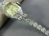 ANTIQUE BULOVA 1.20CT OLD MINE DIAMOND 14KT WHITE GOLD SQUARE TENNIS WATCH #2199