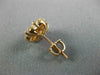 ESTATE 2.0CT DIAMOND 14KT ROSE GOLD 3D CLASSIC FLOWER STUD SCREW BACK EARRINGS