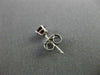 ESTATE .60CT AAA RUBY 14KT WHITE GOLD 3D CLASSIC SOLITAIRE ROUND STUD EARRINGS