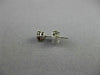 ESTATE .60CT AAA RUBY 14KT WHITE GOLD 3D CLASSIC SOLITAIRE ROUND STUD EARRINGS