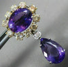 ANTIQUE EXTRA LARGE 38.51CT MULTI GEM 18KT YELLOW GOLD & PLATINUM 3D BROOCH PIN