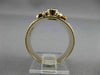 ANTIQUE .55CT OLD MINE DIAMOND & AAA ENAMEL 14K YELLOW GOLD BPOE MENS RING 26357