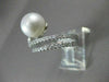 ANTIQUE 1.10CT DIAMOND 10MM SOUTH SEA PEARL 14KT WHITE GOLD COCKTAIL RING #22918