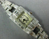 ANTIQUE LONGINES 3.44CT DIAMOND & SAPPHIRE PLATINUM & 14K WHITE GOLD WATCH 25285