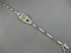 ANTIQUE LONGINES 3.44CT DIAMOND & SAPPHIRE PLATINUM & 14K WHITE GOLD WATCH 25285