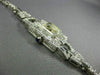ANTIQUE LONGINES 3.44CT DIAMOND & SAPPHIRE PLATINUM & 14K WHITE GOLD WATCH 25285