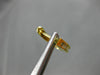 ESTATE .28CT ROUND DIAMOND 14K YELLOW GOLD 7 STONE CHANNEL HUGGIE EARRINGS 22502