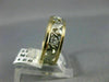 ANTIQUE .35CT DIAMOND 14K WHITE YELLOW GOLD FILIGREE ETERNITY WEDDING RING 21370