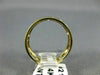 ANTIQUE .35CT DIAMOND 14K WHITE YELLOW GOLD FILIGREE ETERNITY WEDDING RING 21370