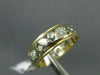 ANTIQUE .35CT DIAMOND 14K WHITE YELLOW GOLD FILIGREE ETERNITY WEDDING RING 21370