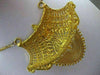 ANTIQUE OLD MINE DIAMOND 22KT YELLOW GOLD ENAMEL FILIGREE HANGING NECKLACE #2122