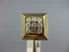 ANTIQUE LARGE .50CT DIAMOND 14K WHITE & YELLOW GOLD 3D CLASSIC PYRAMID RING #129