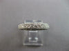 ESTATE .55CT DIAMOND 14KT WHITE GOLD 3D SEMI ETERNITY ANNIVERSARY RING #27560