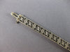 ANTIQUE ART DECO 1.8CT AAA SAPPHIRE 14KT WHITE GOLD 3D FILIGREE BRACELET #27754