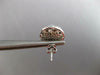 LARGE 7.23CT DIAMOND & AAA AUSTRALIAN OPAL 14KT WHITE GOLD 3D OVAL STUD EARRINGS