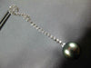 LARGE .52CT DIAMOND & AAA TAHITIAN PEARL 18KT WHITE GOLD SWIRL HANGING EARRINGS