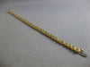 ANTIQUE 14KT YELLOW GOLD 3D HANDCRAFTED DIAMOND CUT CIRCULAR FUN BRACELET