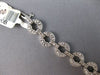 ESTATE WIDE 1.75CT DIAMOND 14KT WHITE GOLD 3D CLASSIC CIRCULAR TENNIS BRACELET