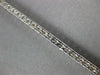 ESTATE 5.05CT DIAMOND 14KT WHITE GOLD 3D CLASSIC ROUND 4 PRONG TENNIS BRACELET