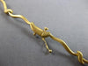 ANTIQUE LARGE .65CT DIAMOND 18KT 2 TONE GOLD HANDCRAFTED FLOWER NECKLACE #28049