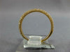 .46CT DIAMOND 18KT ROSE GOLD MULTI ROW 2.5mm 3/4 ETERNITY PAVE ANNIVERSARY RING