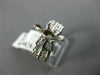 WIDE .84CT DIAMOND 14K WHITE GOLD 2 ROW MARQUISE SEMI MOUNT ENGAGEMENT RING 1540