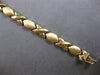 ESTATE 14KT YELLOW GOLD 3D CLASSIC XO MATTE & SHINY LOVE BRACELET