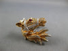 ESTATE EXTRA LARGE 1.62CT DIAMOND & AAA RUBY 18K ROSE GOLD HAPPY HORSE CUFFLINKS