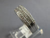 .50CT DIAMOND 14KT WHITE GOLD ROUND & PRINCESS FILIGREE WEDDING ANNIVERSARY RING