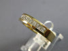 .63CT DIAMOND 14KT YELLOW GOLD CLASSIC PRINCESS CHANNEL WEDDING ANNIVERSARY RING