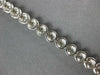 ESTATE 2.0CT DIAMOND 14K WHITE GOLD 3D ROUND BEZEL PRONG CLASSIC TENNIS BRACELET