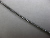8.04CT BLACK DIAMOND 14KT WHITE GOLD 3D CLASSIC ETERNITY L.OVE TENNIS BRACELET