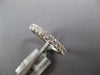 .87CT DIAMOND 18KT WHITE GOLD 3D 3MM COMFORT FIT 3/4TH ETERNITY ANNIVERSARY RING