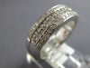 .50CT DIAMOND 14KT WHITE GOLD ROUND & PRINCESS FILIGREE WEDDING ANNIVERSARY RING