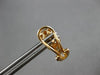1.42CT DIAMOND 18K ROSE GOLD ROUND CLUSTER RECTANGULAR UMBRELLA HANGING EARRINGS
