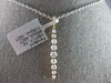 ESTATE .60CT DIAMOND 18KT YELLOW GOLD CLASSIC JOURNEY BAR LOVE FLOATING PENDANT