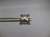 ESTATE .95CT DIAMOND 14KT WHITE GOLD 3D ROUND BAGUETTE & PRINCESS STUD EARRINGS