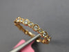 .26CT DIAMOND 18K ROSE GOLD 3D ROUND 2MM FILIGREE SEMI ETERNITY ANNIVERSARY RING