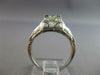 ANTIQUE LARGE ART DECO .99CT DIAMOND & AAA SAPPHIRE 18KT WHITE GOLD RING #27559
