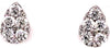 .80CT DIAMOND 18KT WHITE GOLD ROUND CLUSTER PEAR SHAPE TEAR DROP STUD EARRINGS