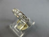 .52CT DIAMOND 14KT WHITE GOLD 3D 7 STONE CHANNEL PAVE WEDDING ANNIVERSARY RING