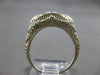 ANTIQUE ART DECO .26CT OLD MINE DIAMOND 14KT WHITE GOLD ANNIVERSARY RING #27890